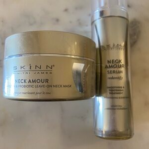 SKINN Neck Amour Serum & Cream Treatment Set. New Sealed!